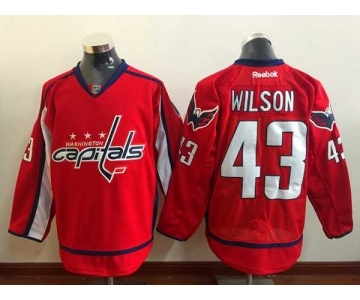 nhl jerseys washington capitals #43 wilson red