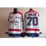 nhl jerseys washington capitals #70 holtby white[winter classic]