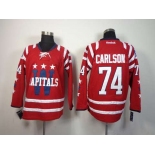 nhl jerseys washington capitals #74 carlson red[2014 new]