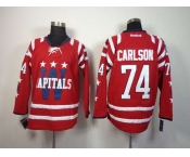 nhl jerseys washington capitals #74 carlson red[2014 new]