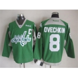 nhl jerseys washington capitals #8 alex ovechkin green [new]