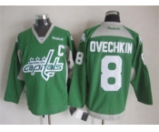 nhl jerseys washington capitals #8 alex ovechkin green [new]