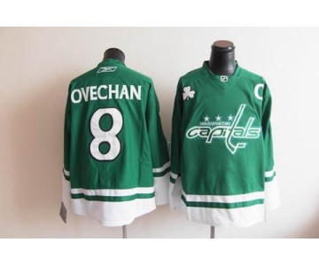 nhl jerseys washington capitals #8 alex ovechkin green