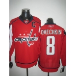 nhl jerseys washington capitals #8 alex ovechkin red[C]