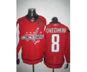 nhl jerseys washington capitals #8 alex ovechkin red[C]