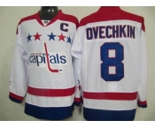 nhl jerseys washington capitals #8 alex ovechkin white(winter classic)