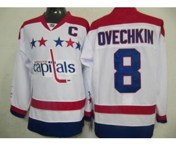 nhl jerseys washington capitals #8 alex ovechkin white(winter classic)