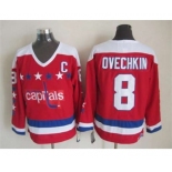 nhl jerseys washington capitals #8 ovechkin red-white[2015 new][patch C]