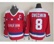 nhl jerseys washington capitals #8 ovechkin red-white[2015 new][patch C]