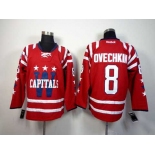 nhl jerseys washington capitals #8 ovechkin red[2014 new]