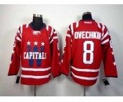 nhl jerseys washington capitals #8 ovechkin red[2014 new]