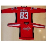 nhl jerseys washington capitals #83 jay beagle red