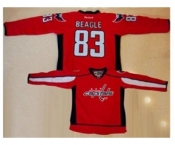 nhl jerseys washington capitals #83 jay beagle red