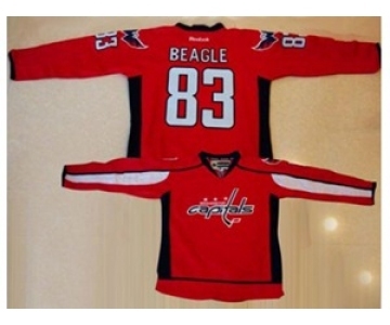 nhl jerseys washington capitals #83 jay beagle red