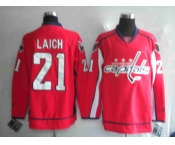 nhl washington capital #21 laich red