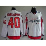 nhl washington capital #40 varlamov white