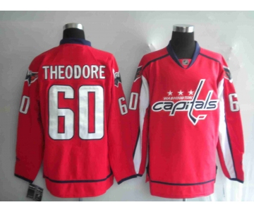 nhl washington capital #60 theodore red