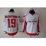 nhl washington capitals #19 backstrom white