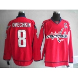 nhl washington capitals #8 alex ovechkin red[C]