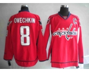 nhl washington capitals #8 alex ovechkin red[C]