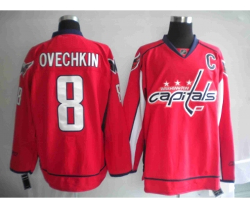 nhl washington capitals #8 alex ovechkin red[C]