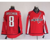 nhl washington capitals #8 alex ovechkin red[a]