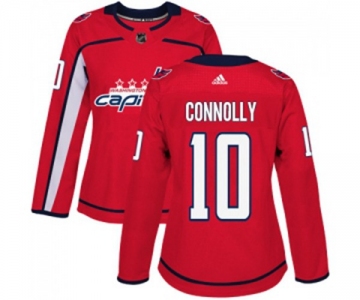 Women Adidas Washington Capitals #10 Brett Connolly Premier Red Home NHL Jersey