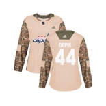 Women Adidas Washington Capitals #44 Brooks Orpik Camo Authentic 2017 Veterans Day Stitched NHL Jersey