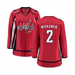 Women Washington Capitals #2 Matt Niskanen Fanatics Branded Red Home Breakaway NHL Jersey