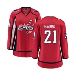 Women Washington Capitals #21 Dennis Maruk Fanatics Branded Red Home Breakaway NHL Jersey