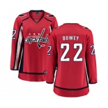 Women Washington Capitals #22 Madison Bowey Fanatics Branded Red Home Breakaway NHL Jersey