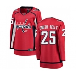 Women Washington Capitals #25 Devante Smith-Pelly Fanatics Branded Red Home Breakaway NHL Jersey