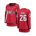 Women Washington Capitals #26 Nic Dowd Fanatics Branded Red Home Breakaway NHL Jersey