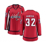 Women Washington Capitals #32 Dale Hunter Fanatics Branded Red Home Breakaway NHL Jersey