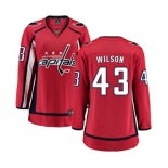 Women Washington Capitals #43 Tom Wilson Fanatics Branded Red Home Breakaway NHL Jersey