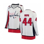 Women Washington Capitals #44 Brooks Orpik Fanatics Branded White Away Breakaway NHL Jersey