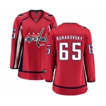 Women Washington Capitals #65 Andre Burakovsky Fanatics Branded Red Home Breakaway NHL Jersey