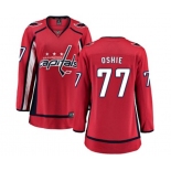 Women Washington Capitals #77 T.J. Oshie Fanatics Branded Red Home Breakaway NHL Jersey