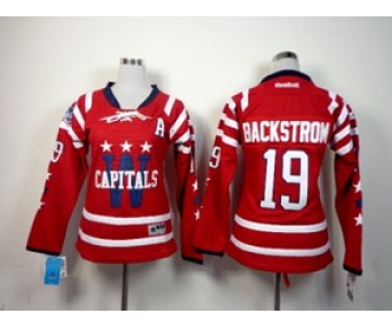 women nhl jerseys washington capitals #19 backstron red[2014 new][patch A]