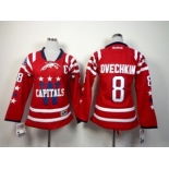 women nhl jerseys washington capitals #8 ovechkin red[2014 new]