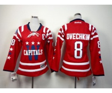 women nhl jerseys washington capitals #8 ovechkin red[2014 new]