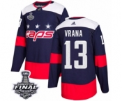 Youth Adidas Washington Capitals #13 Jakub Vrana Authentic Navy Blue 2018 Stadium Series 2018 Stanley Cup Final NHL Jersey