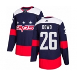 Youth Adidas Washington Capitals #26 Nic Dowd Authentic Navy Blue 2018 Stadium Series NHL Jersey