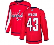 Youth Adidas Washington Capitals #43 Tom Wilson Premier Red Home NHL Jersey