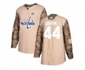 Youth Adidas Washington Capitals #44 Brooks Orpik Camo Authentic 2017 Veterans Day Stitched NHL Jersey