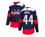 Youth Adidas Washington Capitals #44 Brooks Orpik Navy Authentic 2018 Stadium Series Stitched NHL Jersey