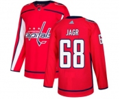 Youth Adidas Washington Capitals #68 Jaromir Jagr Premier Red Home NHL Jersey