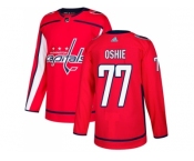 Youth Adidas Washington Capitals #77 T. J. Oshie Red Home Authentic Stitched NHL Jersey