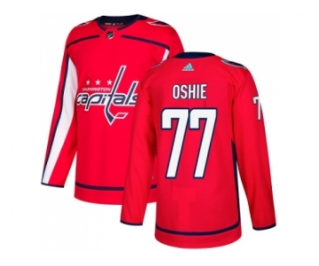 Youth Adidas Washington Capitals #77 T. J. Oshie Red Home Authentic Stitched NHL Jersey