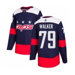 Youth Adidas Washington Capitals #79 Nathan Walker Authentic Navy Blue 2018 Stadium Series NHL Jersey